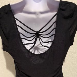 👁Sexy cross back Candies tee large